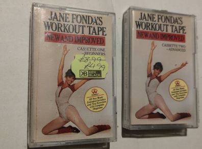 Jane Fonda's Workout Tape Cassettes x 2