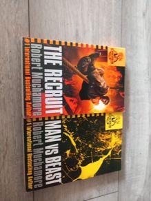 2 x Robert Muchamore.  The recruit. Man vs beast.  Price is per book. Children kid's book's