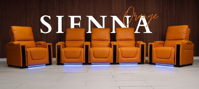 Sienna 3+1+1 Electric Leather Recliner Sofa Set