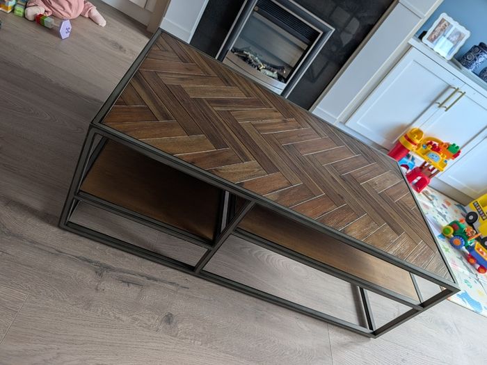 Wooden coffee table