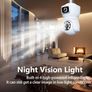 Bulb Double Camera With Automatic Tracking E27 Connector with Wifi Image 4