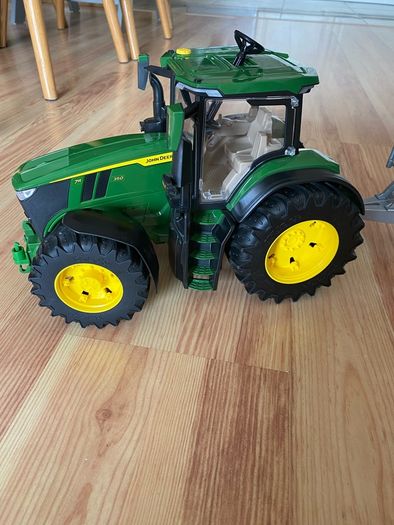 Bruder John Deere Tractor and Fliegl Slurry Tanker. Excellent Condition