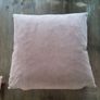 2 x Scatter Box cushions in mint green and pale pink velvet material Image 4