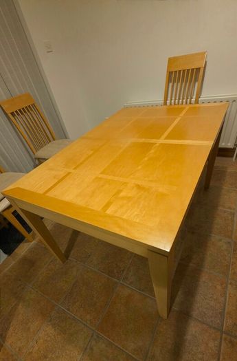 Kitchen Dining Table with six chairs