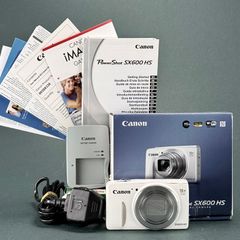 Canon PowerShot SX600 HS 16.0MP Digital Camera - White