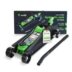 2.5 Ton Compact Low Profile Hydraulic Trolley Jack for Cars & SUVs