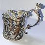 Solid Sterling Silver Spirit Cup Holder/Cert Image 2