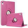 For Apple iPad 2022 10th Gen Tablet Case 360 Rotating PU Leather Cover - Pink Image 3