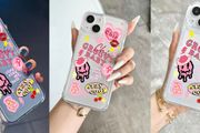 Free Postage! Pink Cartoon Graphic Clear Phone Case compatible with Apple iPhone 15/15Plus/15Pro/15Promax Kawaii.