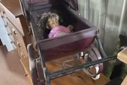 Vintage dolls pram