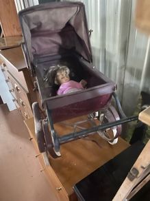 Vintage dolls pram