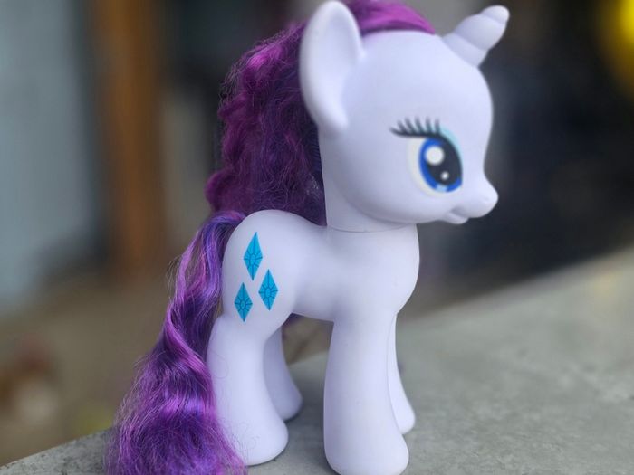 8 inch Rarity Styling Large knotty Hair Brushable 2013 HTF MLP G4 My Little Pony