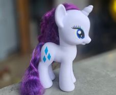 8 inch Rarity Styling Large knotty Hair Brushable 2013 HTF MLP G4 My Little Pony