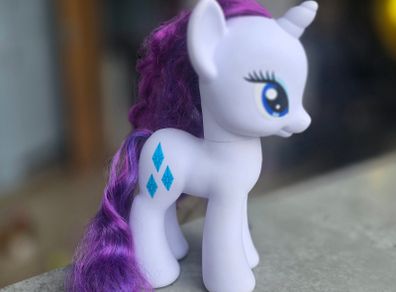 8 inch Rarity Styling Large knotty Hair Brushable 2013 HTF MLP G4 My Little Pony