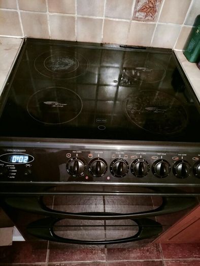 Electric Double Oven Cooker with Hob