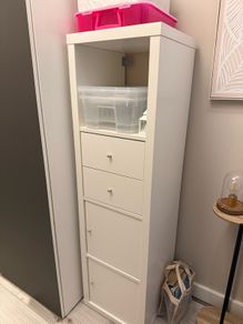 ikea shelves - white