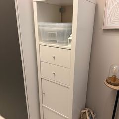 ikea shelves - white