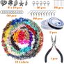 801 Pcs Crystal Jewellery Making Kit, Crystals for Jewellery Making with Crystal Gemstone Beads 5-7mm Stone Bead Drilled Beads for Jewelry Making (FREE POSTAGE) Image 2