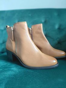 Cavella wide fit ankle boots tan, brand new never worn