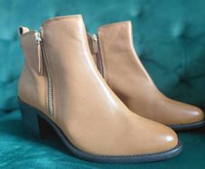 Cavella wide fit ankle boots tan, brand new never worn