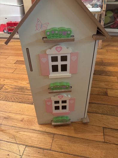 Wooden dollhouse