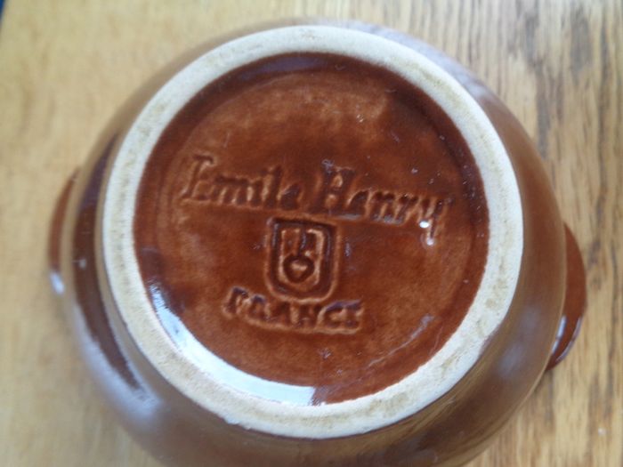 French Vintage "Emile Henry Bowls x 2 for Sale
