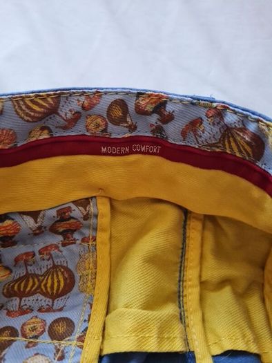 Meyer rio cotton trousers Size 36/32 zip fly blue cotton In like new condition
