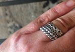 Pandora Silver Ring Stack