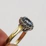 Vintage Tanzanite & Diamond Cluster Ring Image 6