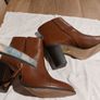 Oasis Tan Ladies Boots Image 2