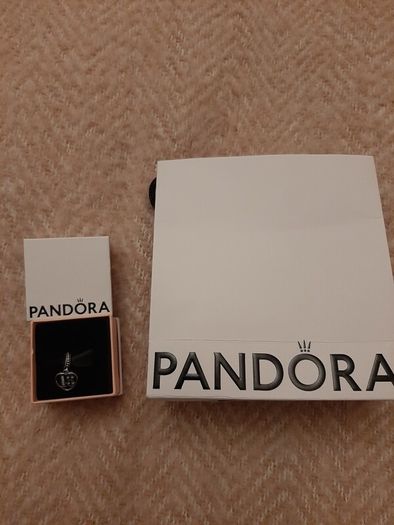 genuine Pandora silver '18' charm
