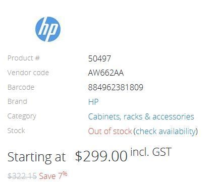 HP Hewlett-Packard (Ergotron) AW662AA Adjustable Laptop stand with Monitor Arm
