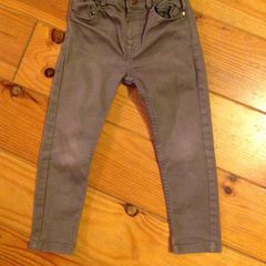 Age 3-4 Grey Jeans Adjustable Waist