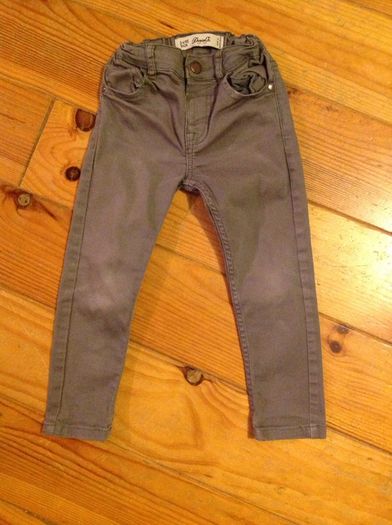 Age 3-4 Grey Jeans Adjustable Waist