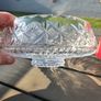 Heavy Medium Sized Crystal Fruit Bowl Image 3