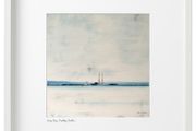 Grey Day, Poolbeg, Limited Edition Framed Print Signed by artist Helen Mathews