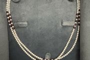 Pearl and Garnet necklace