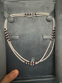 Pearl and Garnet necklace