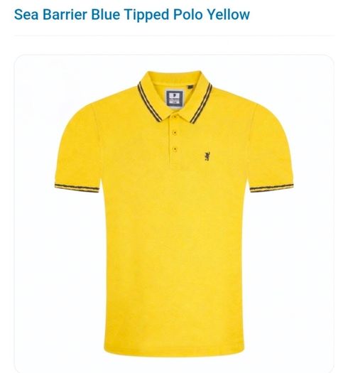 Sea Barrier Blue Tipped Polo