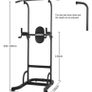 Pull Up Bar Dip Station Power Tower Large Wide Push Up Station Fitness Equipment for Home Gym Exercise Chin Up Bar Image 3