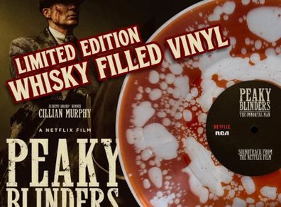 Peaky Blinders The Immortal Man OST Whisky Liquid Filled Vinyl 2LP