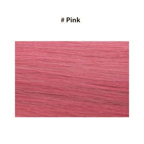 Micro Ring Hair Extensions 20" Double Drawn I Tip Remy Hair 25g - # Pink