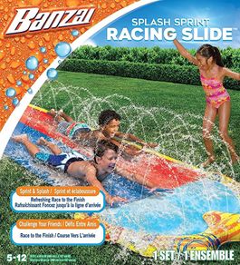 16ft Splash Sprint Racing Water Double Slider Water Slide (FREE SHIPPING)