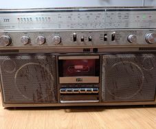 Large Itt Touring 120 Stereo Radio Recorder