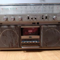 Large Itt Touring 120 Stereo Radio Recorder