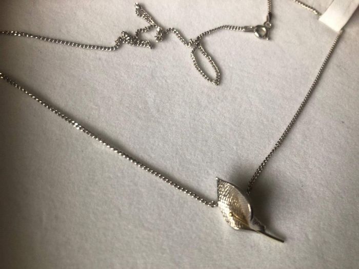 Sterling silver necklace and pendant