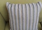 Cushions. Brand new green stripe