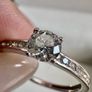 White Gold Engagement Ring Image 7