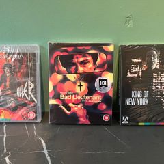 3 Abel Ferrara Blu Rays 4K - Bad Lieutenant Driller Killer / King of New York - Brand New Sealed