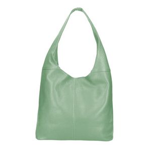 Women's Leather Hobo Mint Green Brand new Handbag made in Italy